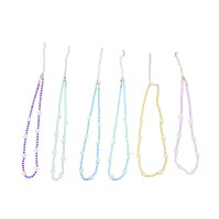 Lot 35 colliers perles et fleurs